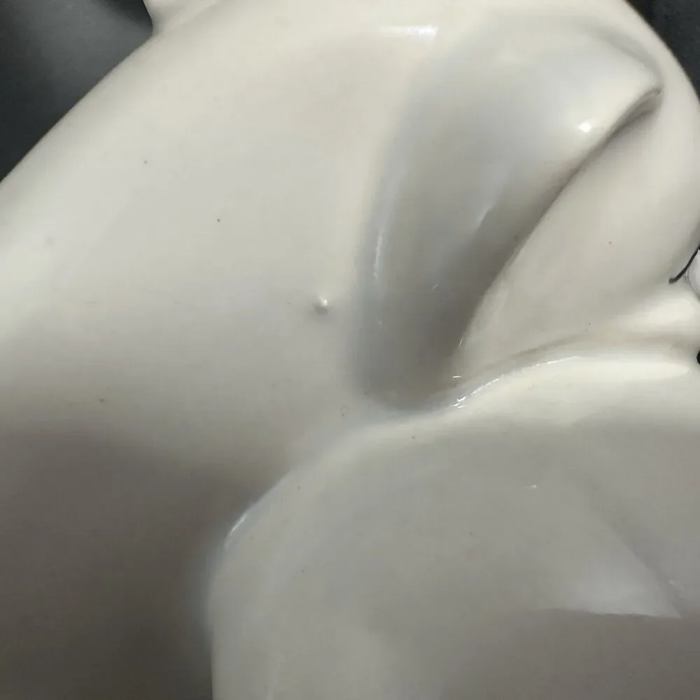 VTG USA Fine Porcelain Pig Figurine 6.25” Resting Pigs Mid Century Decor